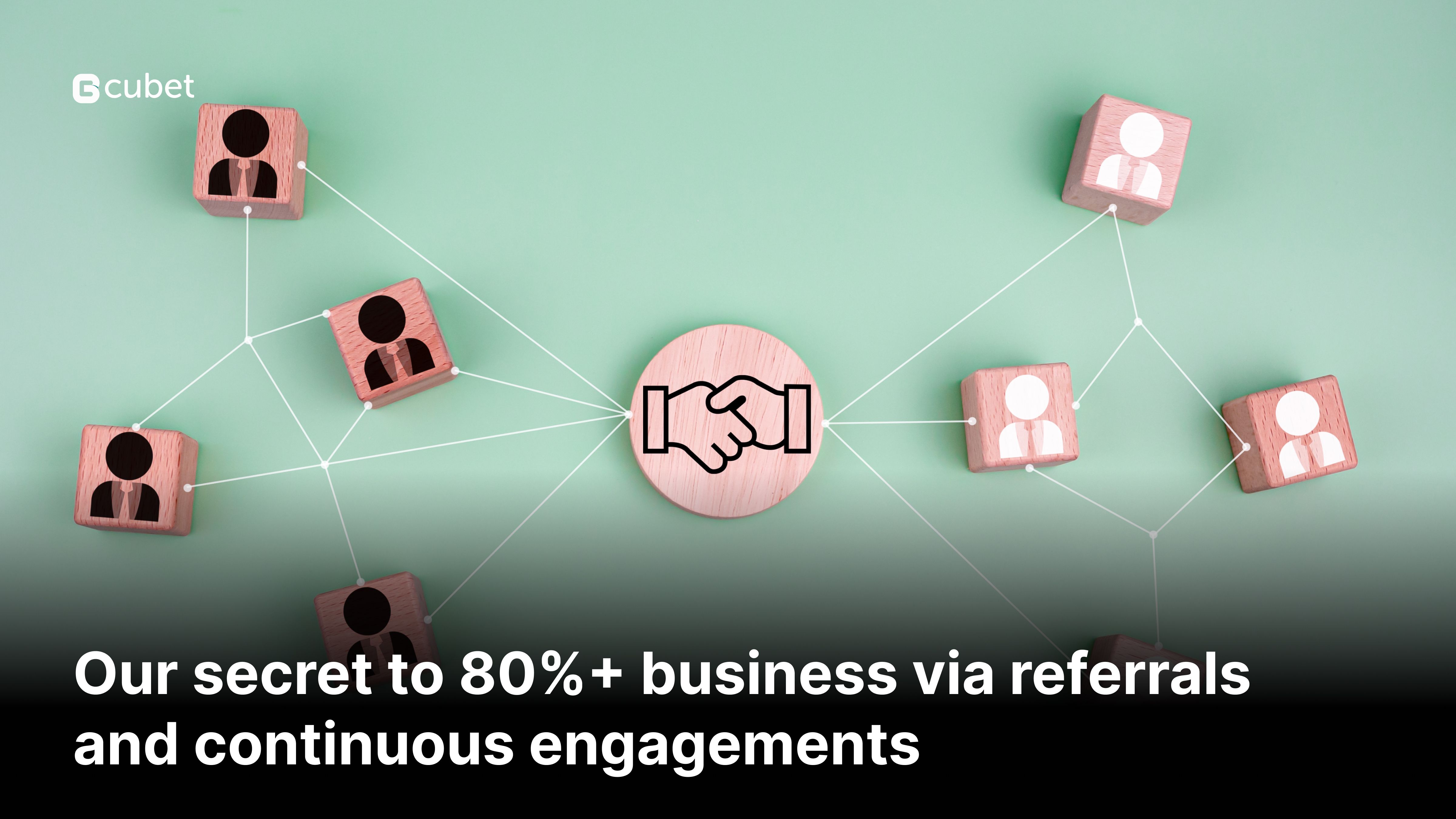 Our secret to 80% business via referrals